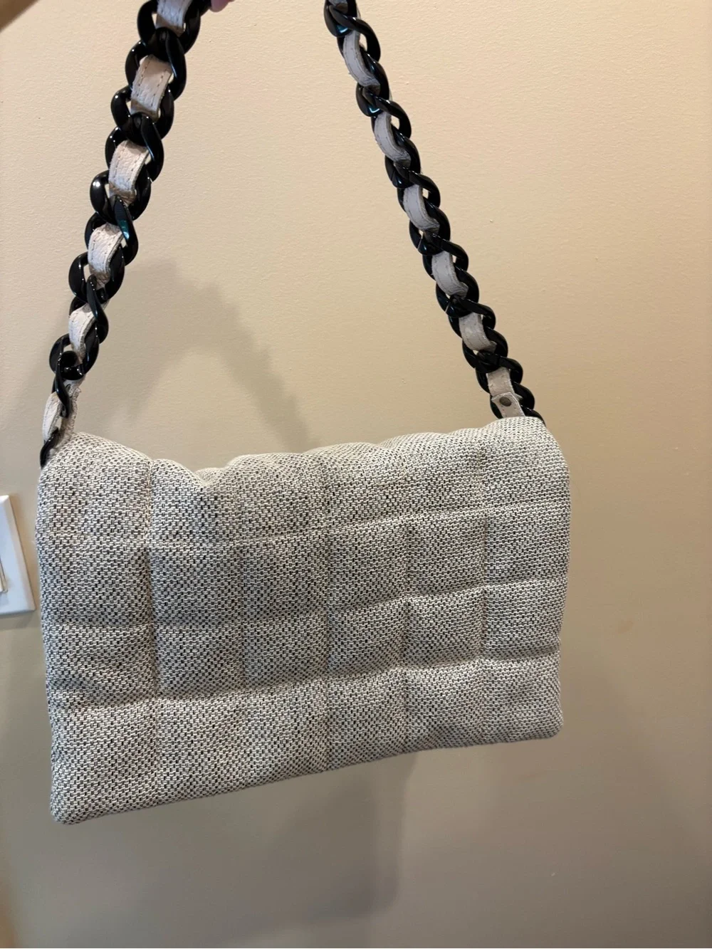 Gray shoulder Bag